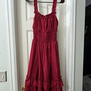 Burgundy Maxi Dress